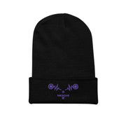 anime-manga-japanese-t-shirts-clothing-apparel-streetwear-Cursed Speech • Beanie Hat (Embroidered Design)-mochiclothing