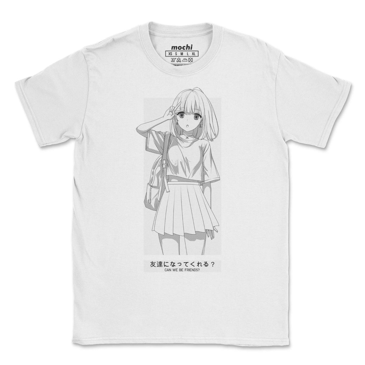 Tomodachi T-Shirt | Anime Streetwear T-Shirt UK | MochiClothing.com –  mochiclothingco