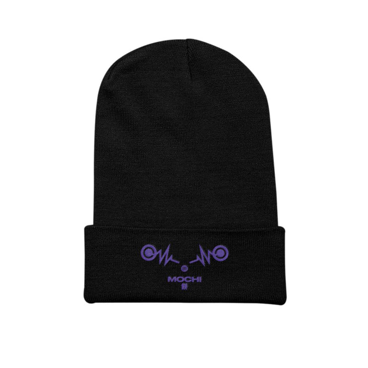 anime-manga-japanese-t-shirts-clothing-apparel-streetwear-Cursed Speech • Beanie Hat (Embroidered Design)-mochiclothing