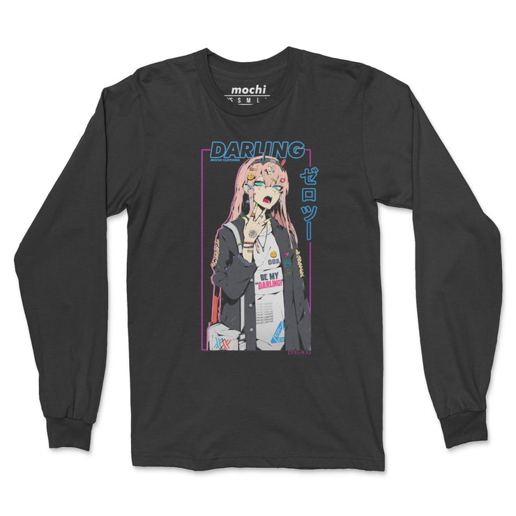 anime-manga-japanese-t-shirts-clothing-apparel-streetwear-Darling • Long Sleeve Tee-mochiclothing