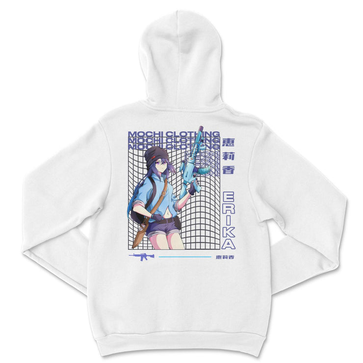 anime-manga-japanese-t-shirts-clothing-apparel-streetwear-Erika • Hoodie (Front & Back)-mochiclothing