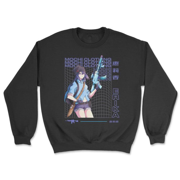 anime-manga-japanese-t-shirts-clothing-apparel-streetwear-Erika • Sweatshirt-mochiclothing