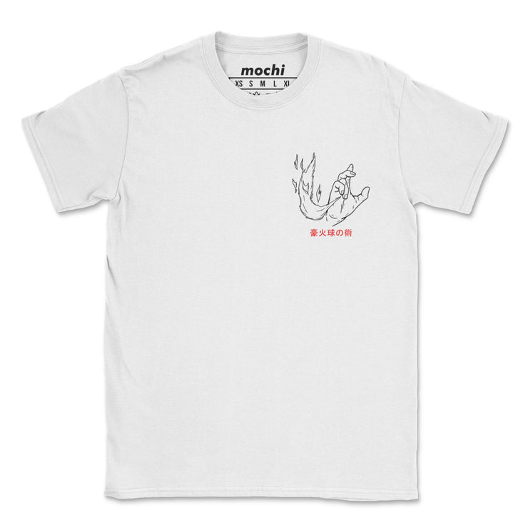 anime-manga-japanese-t-shirts-clothing-apparel-streetwear-Fireball • T-Shirt (Front & Back)-mochiclothing