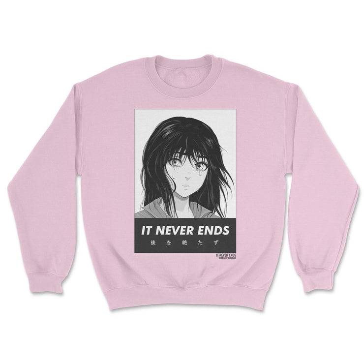 anime-manga-japanese-t-shirts-clothing-apparel-streetwear-It Never Ends • Sweatshirt-mochiclothing