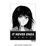 anime-manga-japanese-t-shirts-clothing-apparel-streetwear-It Never Ends • T-Shirt (Front & Back)-mochiclothing