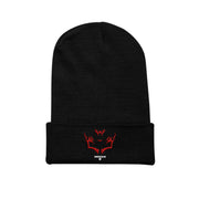 anime-manga-japanese-t-shirts-clothing-apparel-streetwear-King of Curses • Beanie Hat (Embroidered Design)-mochiclothing