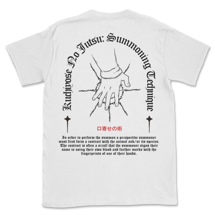 anime-manga-japanese-t-shirts-clothing-apparel-streetwear-Summoning • T-Shirt (Front & Back)-mochiclothing