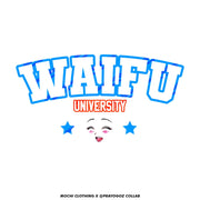 anime-manga-japanese-t-shirts-clothing-apparel-streetwear-Waifu University • Sweatshirt-mochiclothing